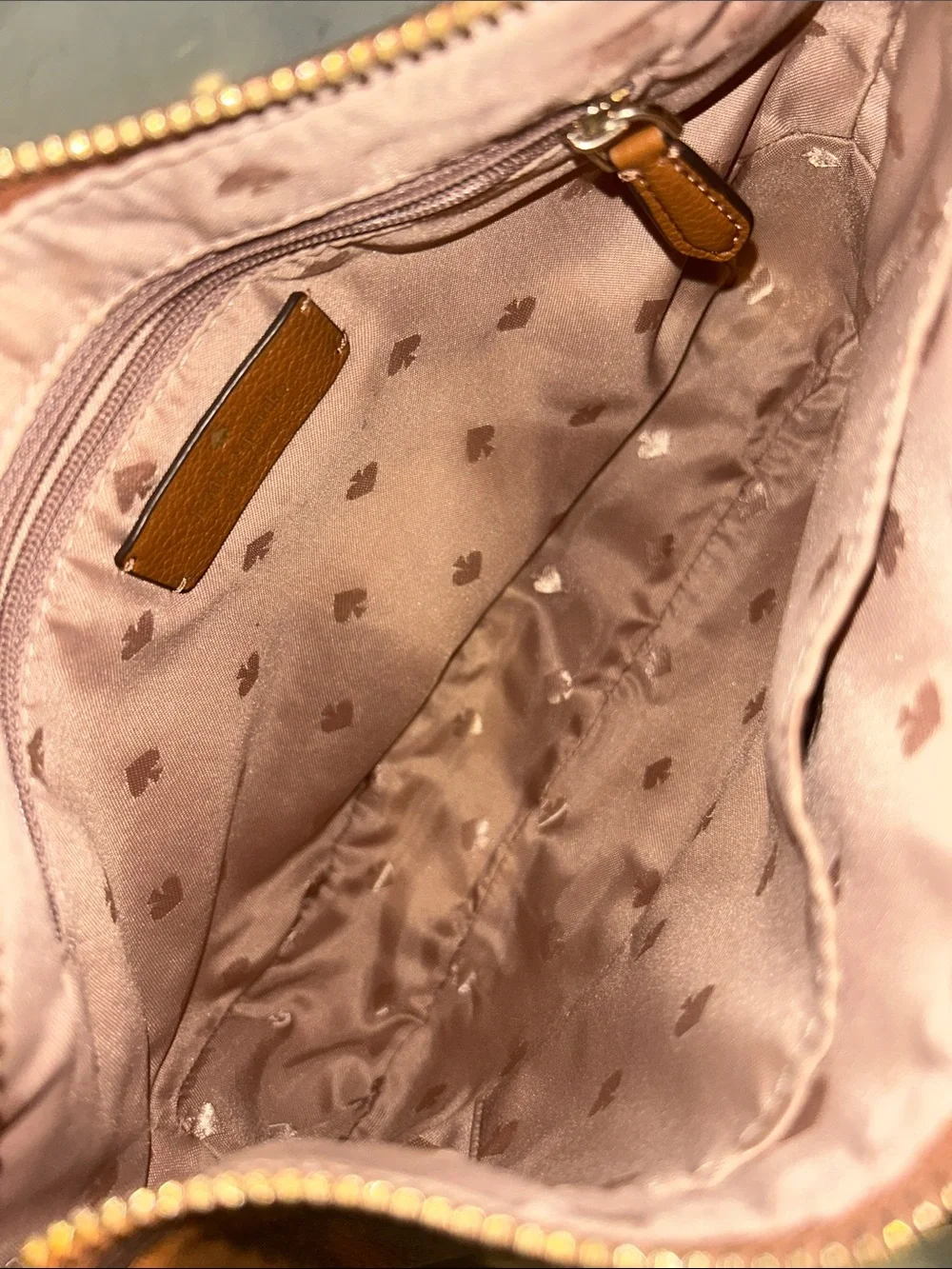 Kate Spade New York Rosie Small Crossbody bag brown/tan pebbled leather